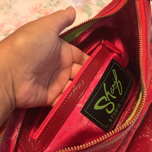 Sharif Studio Red Shoulder Bag - NWOT - Picture 11 of 16